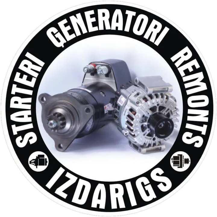 SIA Izdarīgs logo — starteru un ģeneratoru remonts